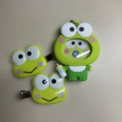 フォトバッジ付きマスコット ベビー ケロッピ　ケロッピヘアピン