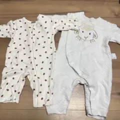 UNIQLO キルトカバーオール　プティマイン　いちご　カバーオール