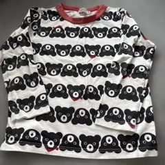 DOUBLE.B クマ柄 長袖カットソー　110サイズ