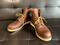 極美品　REDWINGレッドウィング　9111　ブラウン　US9　27cm　箱付 レッドウィング 9111 REDWING クラシックラウンド ラフ