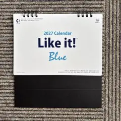 Like it! Blue 　　　　　　　　　　　　2027年度　卓上カレンダー