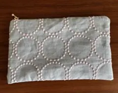 ミナペルホネン　ハンドメイドポーチ タンバリン　choucho