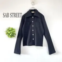 【美品】サブストリート　長袖トップス　シャツ　無地　シンプル　ブラックのサムネイル