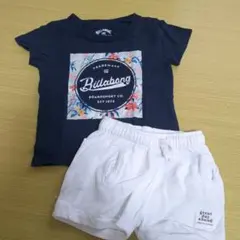 Billabong TシャツとZARAショートパンツセット