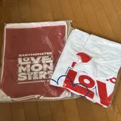 【新品未開封】BABYMONSTER SS席特典 バッグ　フード付きタオル