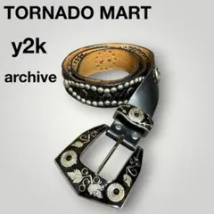 希少【TORNADO MART】スタッズレザーベルト/Y2K/opium/お兄系 2026年最新】TORNADO MART メンズ ベルトの人気アイテム - メルカリ