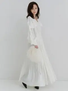 loin nuit タックボリュームキャミワンピース アイボリー 新品未開封