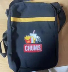 CHUMS マクドナルド コラボ ショルダーバッグ 黒 ミニポーチ サコッシュ