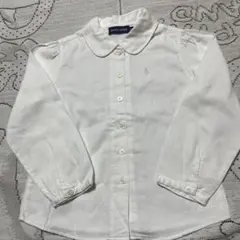 美品♡Ralph Lauren ♡ホワイト長袖シャツ ♡１１０