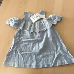 新品　しまむら　ロペピクニック　レーストップス　100cm