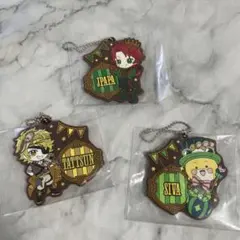 カラフルピーチ 一番くじ ラバーキーホルダー　じゃぱぱ　たっつん　シヴァ　セット