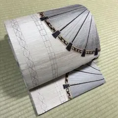 正絹　【やまと】袋帯《車輪》