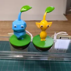 ピクミン ゆらゆらフィギュア 青 黄 タグ付き