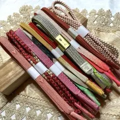 着物-帯締め10本セット（目立った傷や汚れなし）練習用・コーディネート試し27