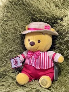 곰돌이 푸 ぬいぐるみ バレンタイン仕様タグ付き