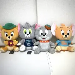 トムとジェリー ぬいぐるみ 4体セット