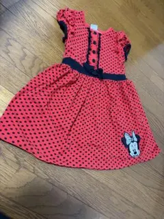 お値下げ☺︎ミニーマウス 半袖ワンピース 6歳 赤