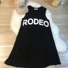 RODEO CROWNS ノースリーブミニワンピース美品　Fのサムネイル