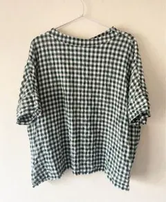 NATURAL LAUNDRY ナチュラルランドリー ギンガムチェック ブラウスのサムネイル
