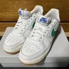 Nike Air Force 1 ホワイト/グリーン/ブルー