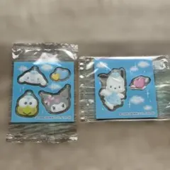 サンリオキャラクターズうるつやシールグミ シナモロール クロミ けろけろけろっぴ