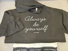 LOVE RABBY パーカー 160cm