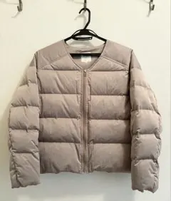 BEAMS HEART ダウンジャケット ベージュ　M