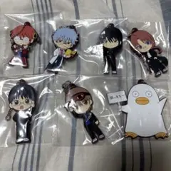 一番くじ 3年Z組銀八先生 銀魂 H賞 ラバーチャーム 7点