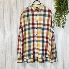 A1662【CIAOPANIC】トップス　シャツ　チェック柄　カジュアルコーデ