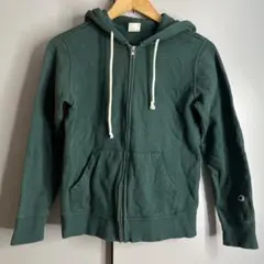 Champion/チャンピオン フルジップフーディ S ダークグリーン
