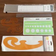 製図用品セット 定規 テンプレート デリーター ロットリング
