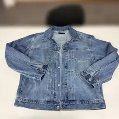 美品2026 ユニクロ デニムジャケット L