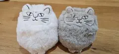 リサラーソン 小さい猫ソルト&ペッパーぬいぐるみセット