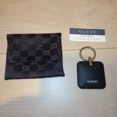 GUCCI キーホルダー スクエア ブラック