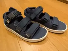 new balance ネイビー サンダル