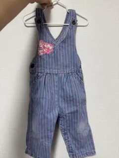 デニムオーバーオール　80cm オシュコシュ　USA製　24M ヴィンテージ