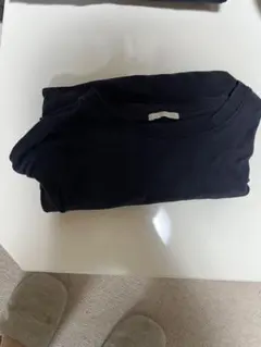 ネイビー クルーネック TシャツL