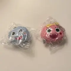 ざわざわ森のがんこちゃん ボールチェーンぬいぐるみ　2個セット　ガチャガチャ