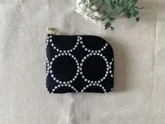 ミナペルホネン　タンバリン　ハンドメイド　ミニ財布　コインケース　ポーチ