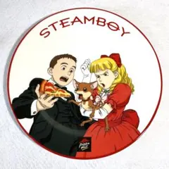 美品 大友克洋　スチームボーイ　絵皿　コラボプレート　ピザハットのサムネイル