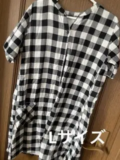 マタニティパジャマ　上下セット　半袖　Lサイズ