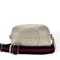 極美品　COACH　コーチ　ショルダーバッグ　デンプシー　レザー　アイボリーのサムネイル