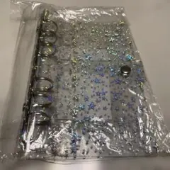 シール帳 バインダー A6 スター キラキラのサムネイル