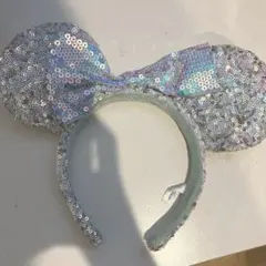 ディズニーカチューシャ　スパンコール　オーロラ