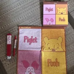 クマのプーさん ハンドタオル ボールペン　第一生命 ノベルティ 新品未使用品