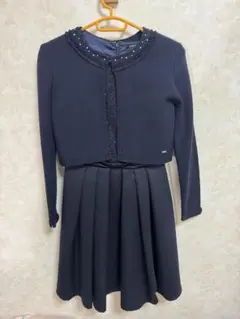 ポンポネットジュニア 卒服・発表会フォーマル服 アクセサリー付き　3点セット