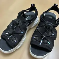 厚底スポーツサンダル ブラック 21cmのサムネイル