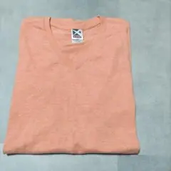 CROSS Vネック Tシャツ オレンジ XLサイズのサムネイル