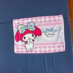 My Melody 枕カバー ピンク チェック柄