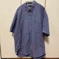 TOMMY HILFIGER チェック柄 半袖シャツ XLのサムネイル